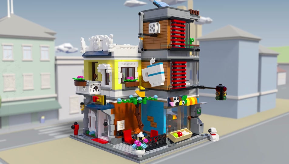 Townhouse pet best sale shop lego