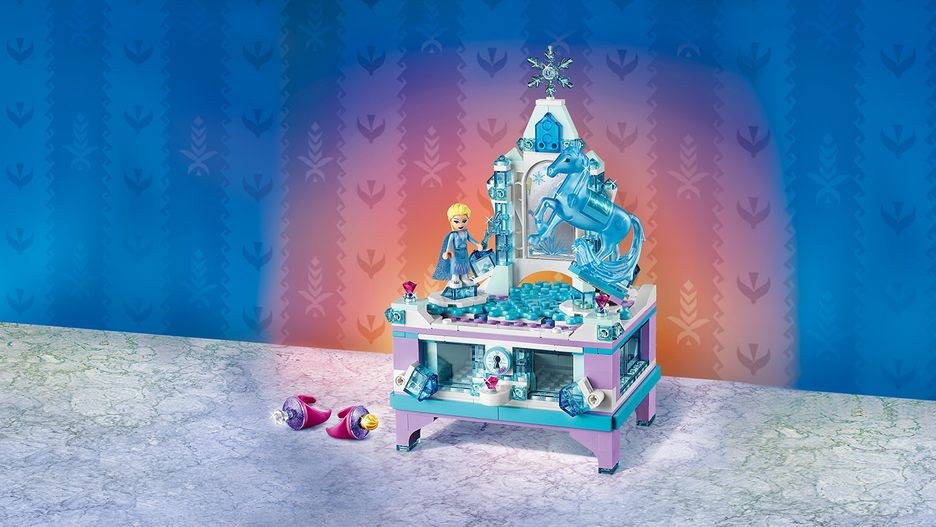 Disney 2024 princess aurora 43211 and Elsa jewelry box 41168