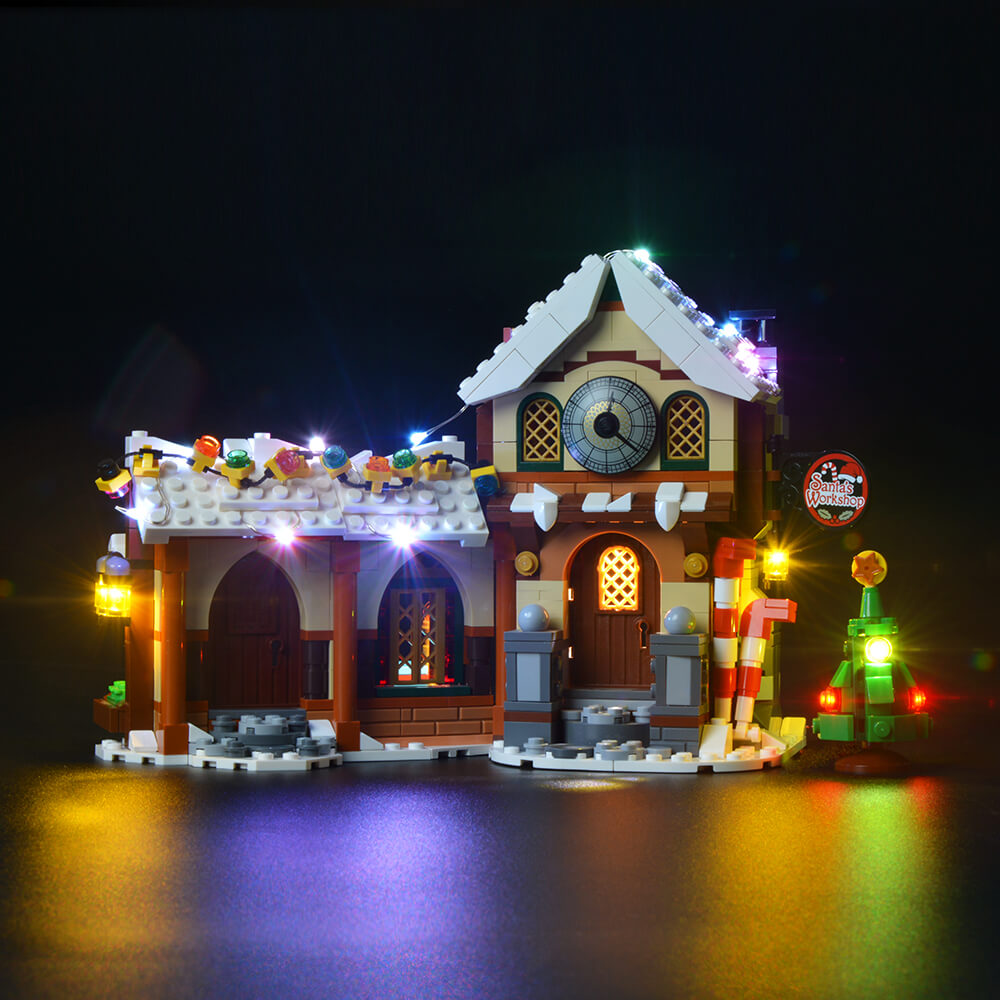 Santa's workshop lego discount set