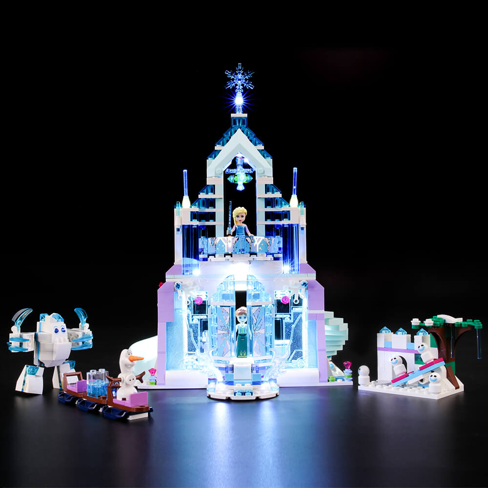 Elsa ice castle store lego