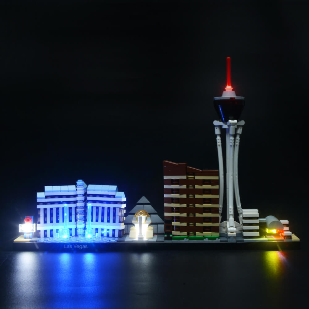 LEGO Architecture Skyline Collection Las Vegas Building Kit 21047 (487  Pieces)