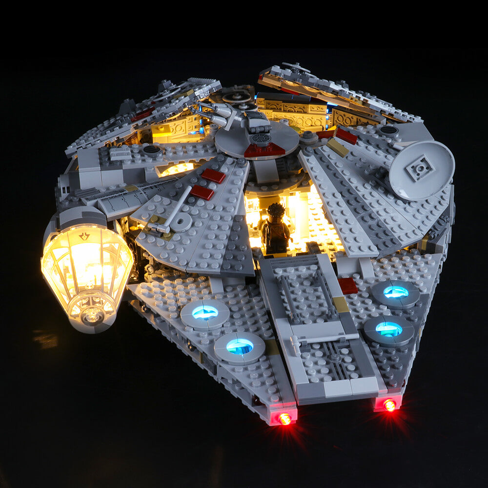  DALDED LED Light Kit for Lego Millennium Falcon 75257,  Compatible with Lego 75257, Lighting Your Toy for Millennium Falcon -  Without Model (Not Include Lego Set) : Toys & Games