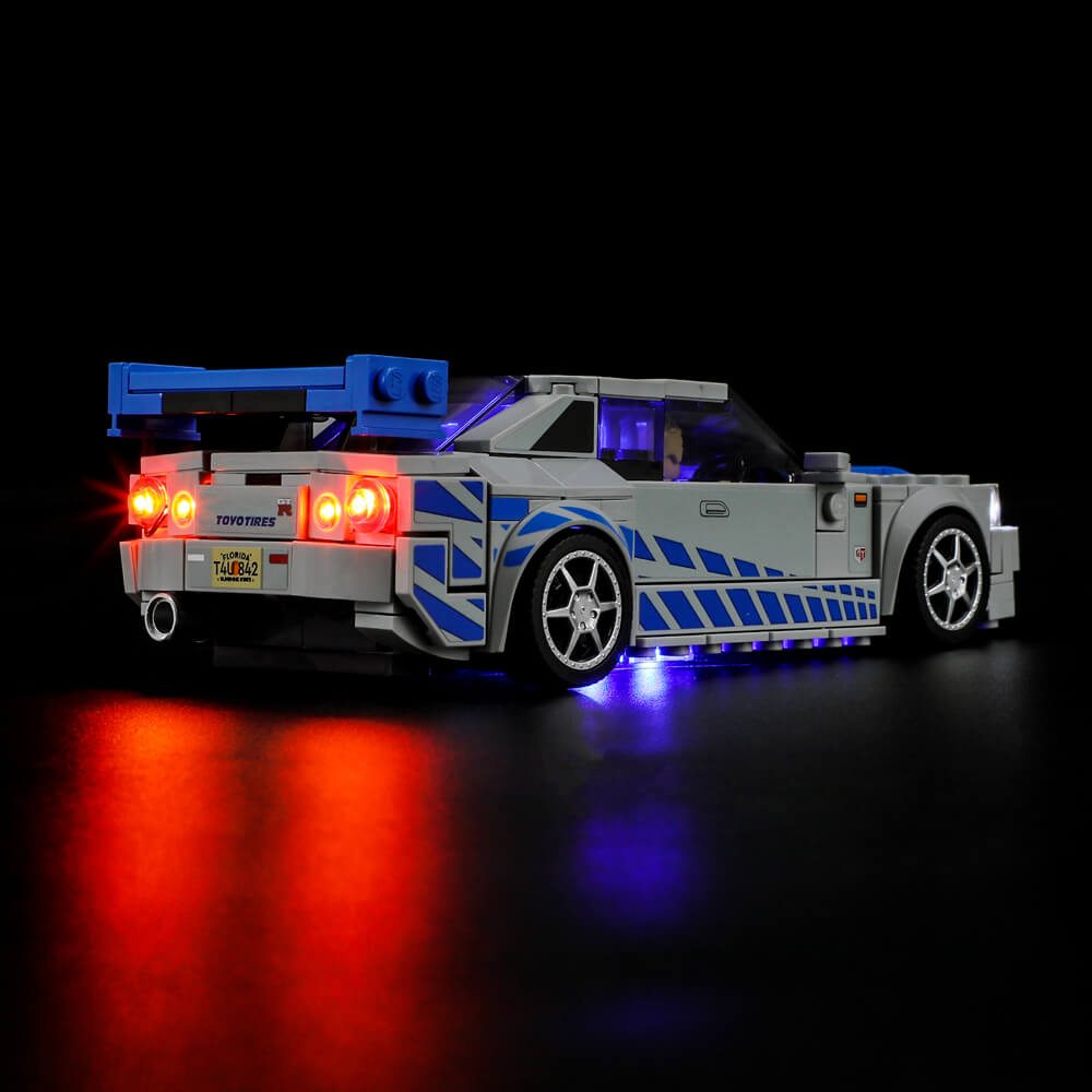 Light Kit For Lego 2 Fast 2 Furious Nissan Skyline GT-R (R34