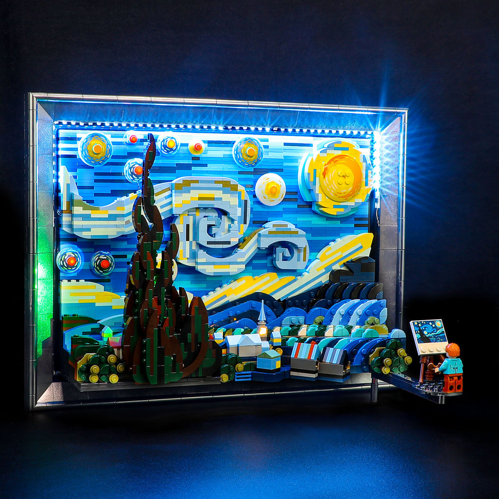 LEGO Ideas 21333 Vincent van Gogh - The Starry Night Speed Build 