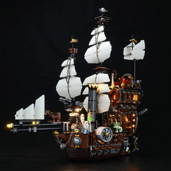 Lighting Lego MetalBeard's Sea Cow 70810 Set