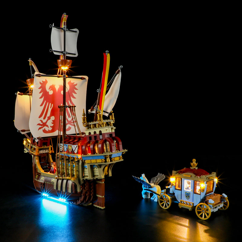 Light Kit For Triwizard Tournament: The Arrival /Durmstrang ship 76440-Briksmax