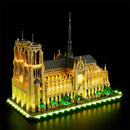 Briksmax 2.0 Light Kit For Notre-Dame de Paris 21061(Remote Version)