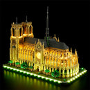 Briksmax 2.0 Light Kit For Notre-Dame de Paris 21061(Remote Version)