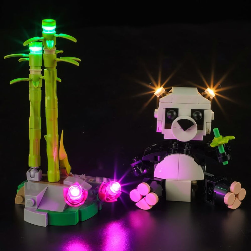 Briksmax 2.0 Light Kit For Wild Animals: Panda Family 31165