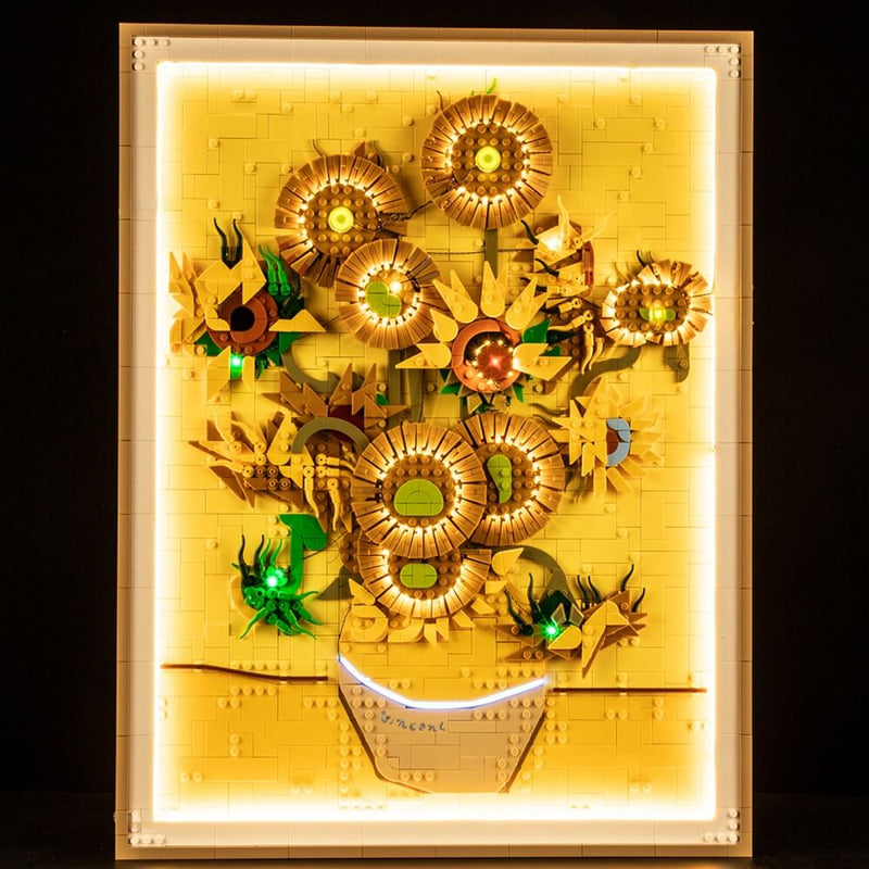 Briksmax 2.0 Light Kit For Vincent van Gogh – Sunflowers