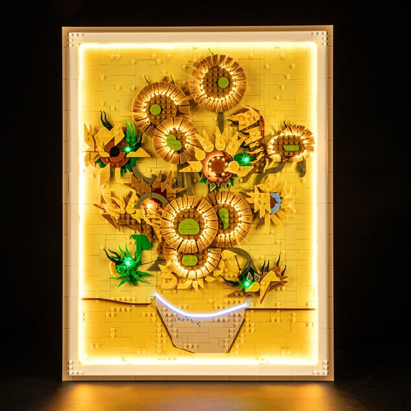 Light Kit For Vincent van Gogh – Sunflowers #31215-Lightailing