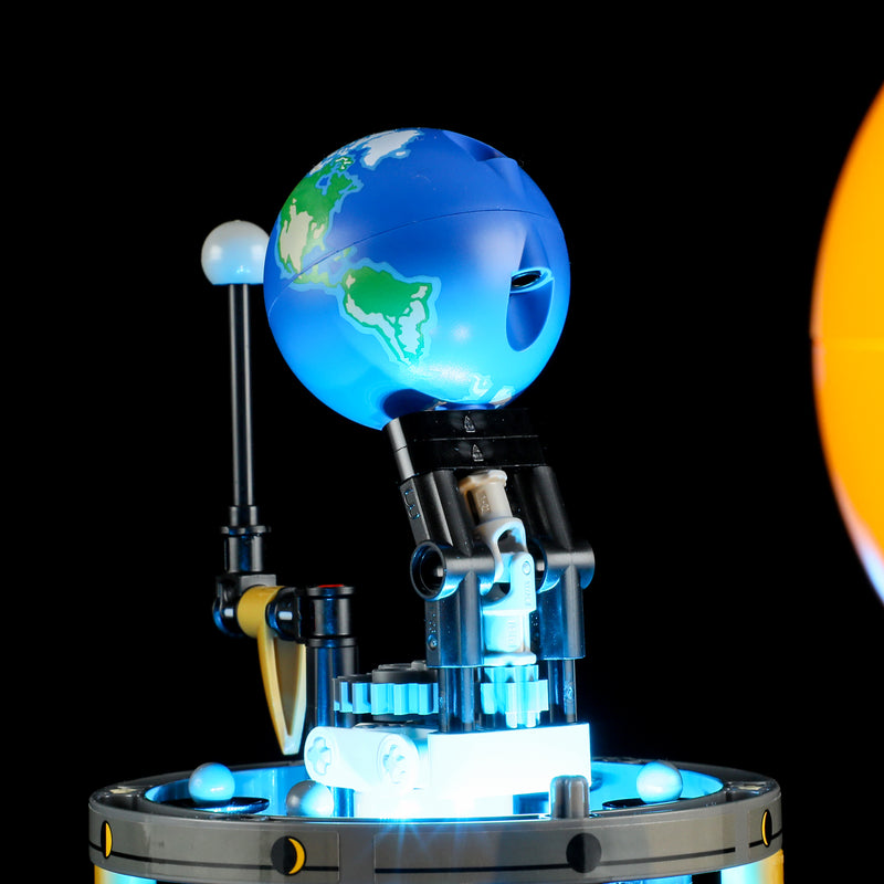 Light Kit For Planet Earth and Moon in Orbit 42179-Lightailing