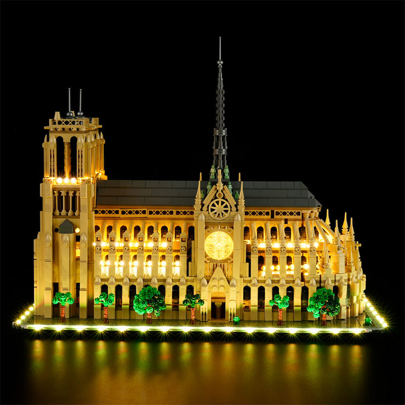 Briksmax 2.0 Light Kit For Notre-Dame de Paris 21061(Remote Version)