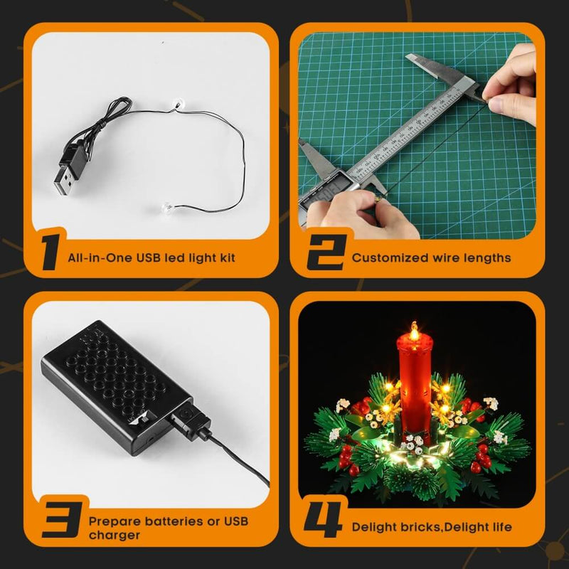 Light Kit For Christmas Table Decoration 40743-Lightailing