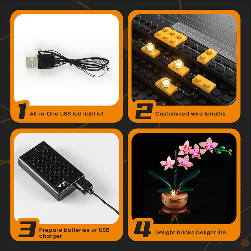 Light Kit For Mini Orchid 10343-Lightailing