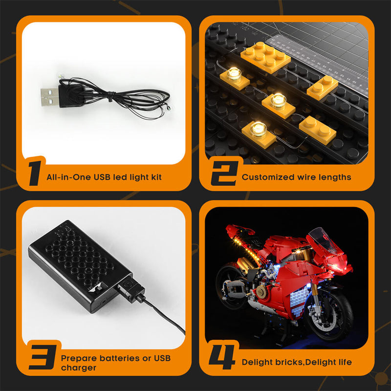 Light Kit For Ducati Panigale V4 S Motorcycle 42202 - Lightailing【Almost Sold Out】