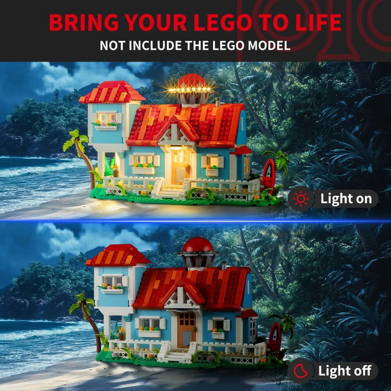 Briksmax 2.0 Light Kit For Lilo and Stitch Beach House