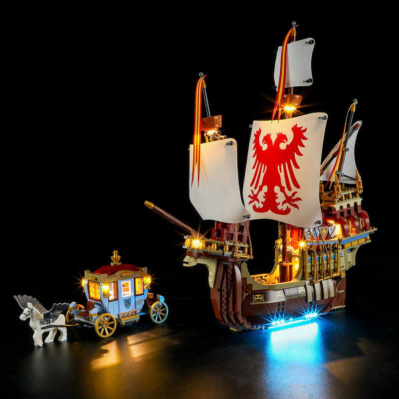 Light Kit For Triwizard Tournament: The Arrival /Durmstrang ship 76440-Briksmax