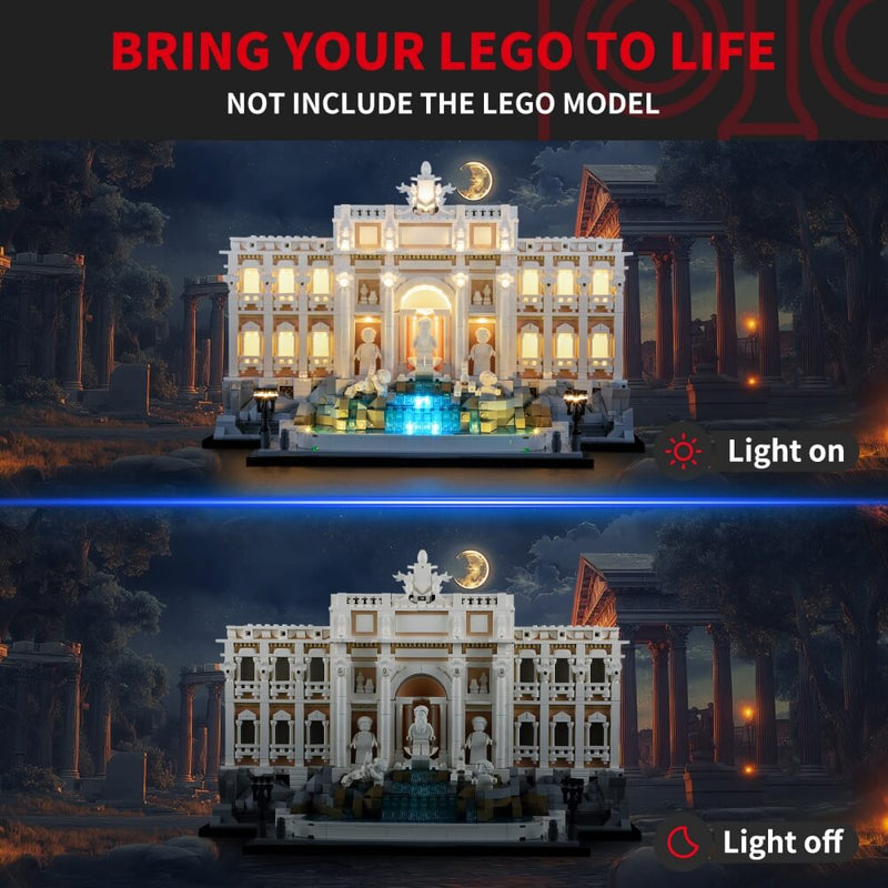 Briksmax 2.0 Light Kit For Trevi Fountain