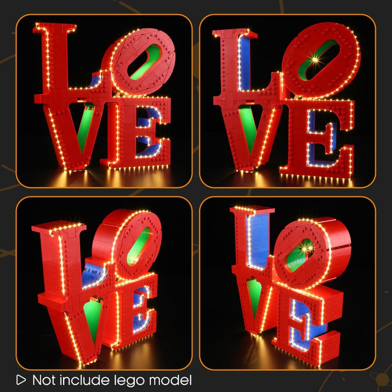 (Remote Version)Light Kit For LOVE 31214-Lightailing