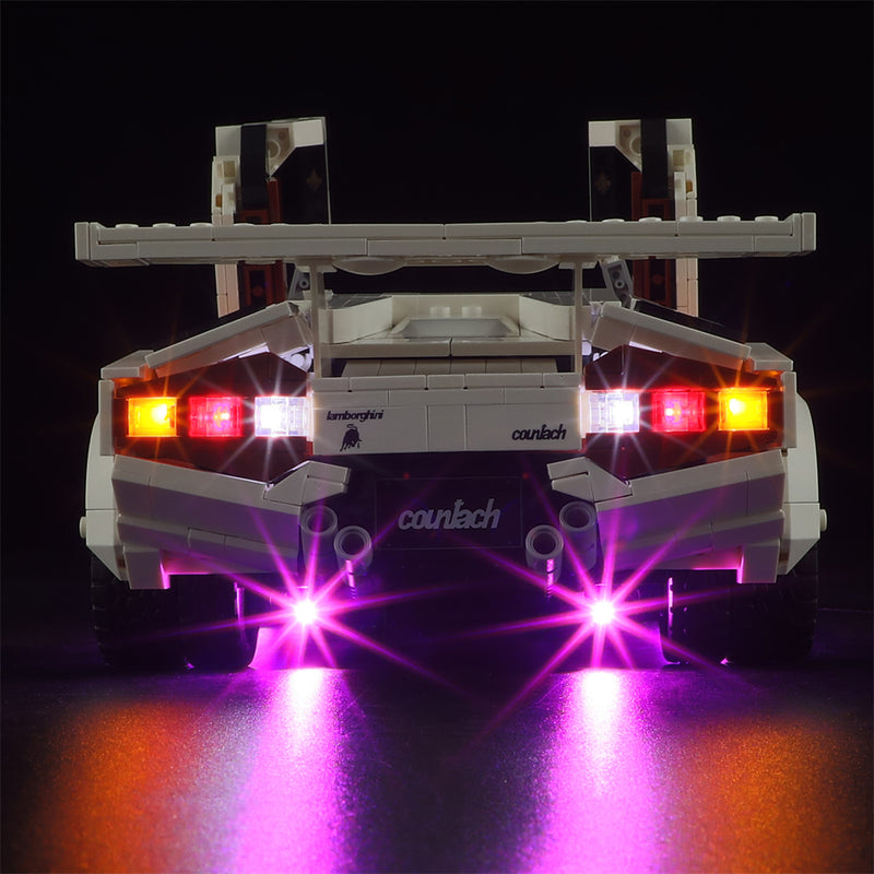 Light Kit For Lamborghini Countach 5000 Quattrovalvole 10337-Briksmax