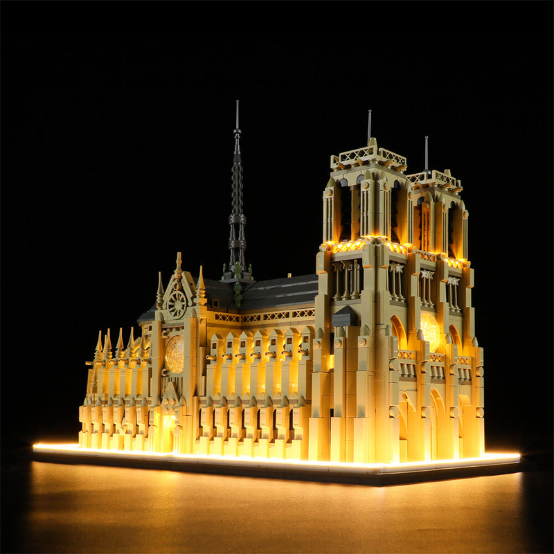 Light Kit For Notre-Dame de Paris 21061-Briksmax【Restock soon.Get notified】