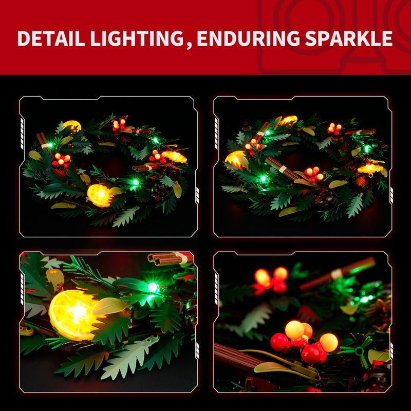 Briksmax 2.0 Light Kit For Wreath 10340