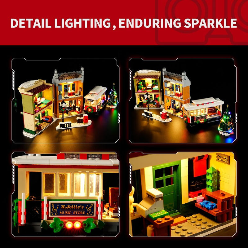 Briksmax 2.0 Light Kit For Holiday Main Street 10308