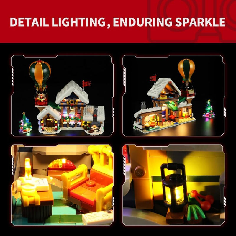 Briksmax 2.0 Light Kit For Santa's Post Office 10339