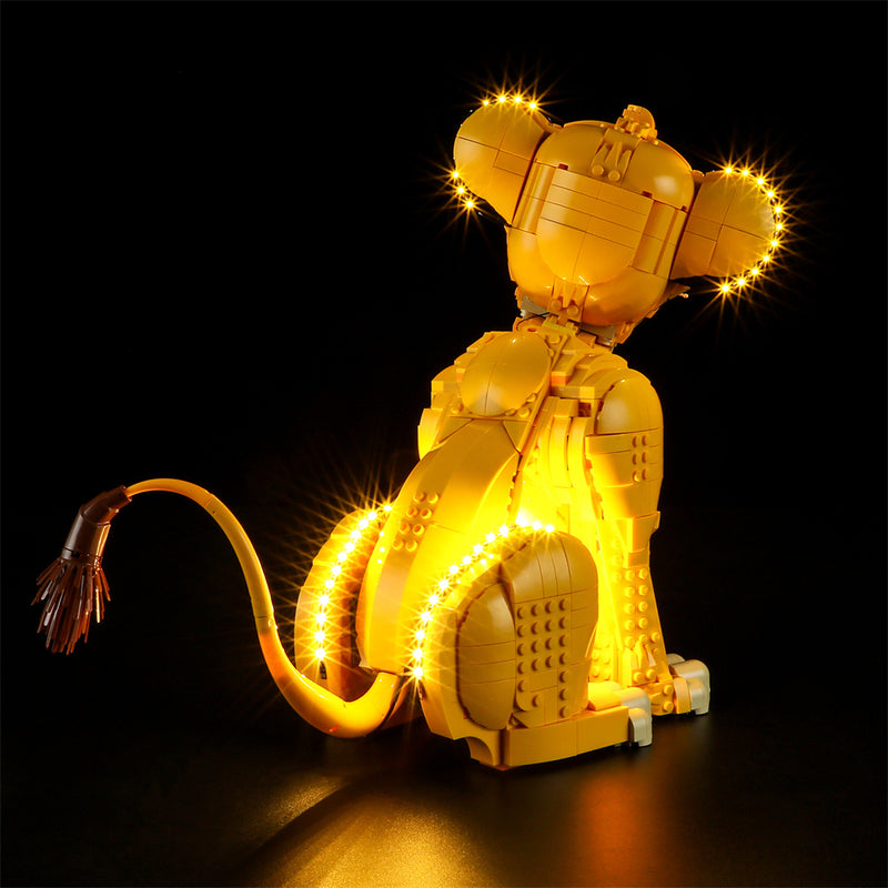 Light Kit For Young Simba the Lion King 43247-lightailing