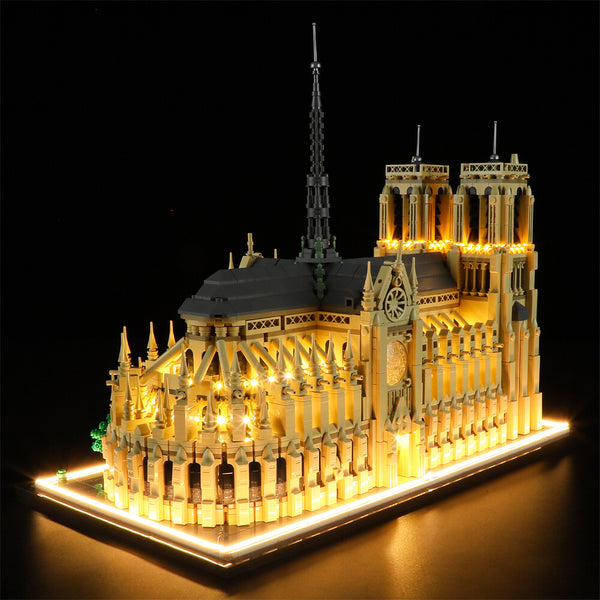 Light Kit For Notre-Dame de Paris 21061-Briksmax