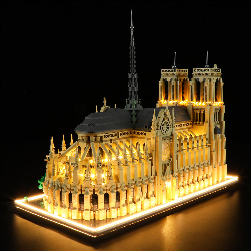 Light Kit For Notre-Dame de Paris 21061-Briksmax【Restock soon.Get notified】