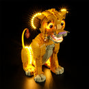 Light Kit For Young Simba the Lion King 43247-lightailing