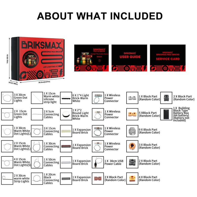 Briksmax 2.0 Light Kit For Twilight The Cullen House 21354