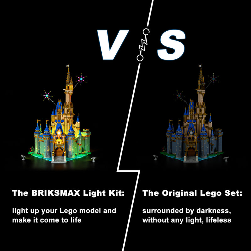 LIGHTAILING Kit d'éclairage LED pour Lego- 43222 Le château Disney