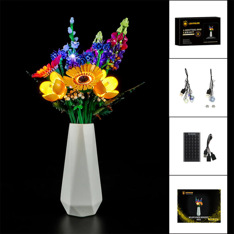 Light Kit For Wildflower Bouquet 10313- Lightailing