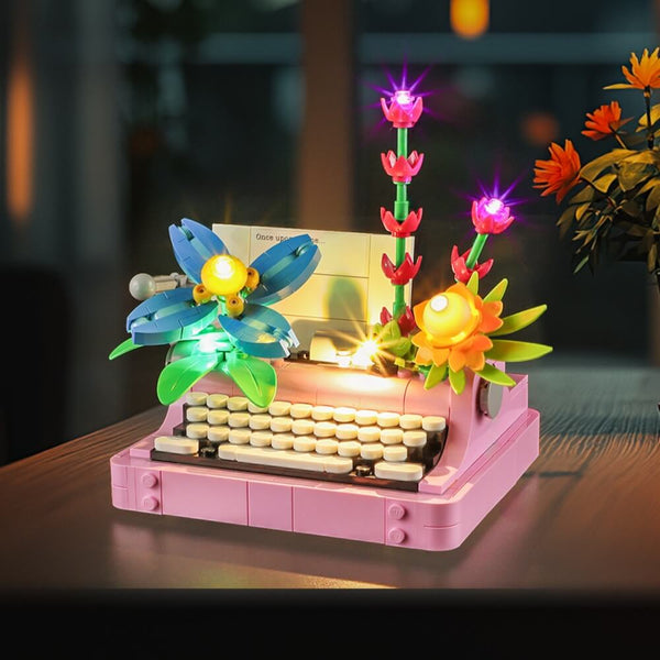 Light Kit For Typewriter with Flowers #31169- Lightailing