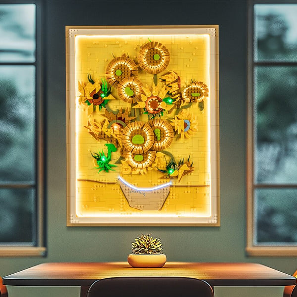 Light Kit For Vincent van Gogh – Sunflowers #31215-Lightailing