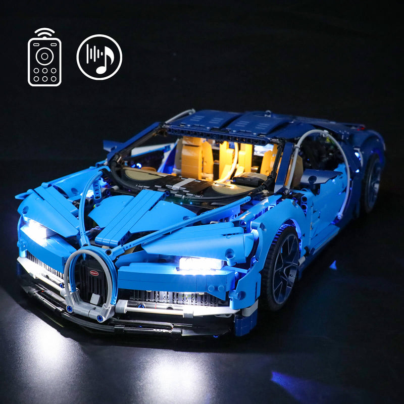 BriksMax Light Kit For Lego Technic Bugatti Chiron 42083 Lightailing