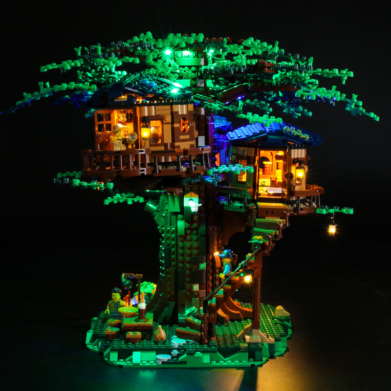 LED Light Kit for Tree House Compatible With LEGO® 21318 Set 