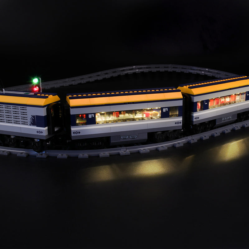 BRIKSMAX Led Lighting Kit for LEGO-60337 Express Passenger Train -  Compatible with Lego City Building Blocks Model- Not Include The Lego Set