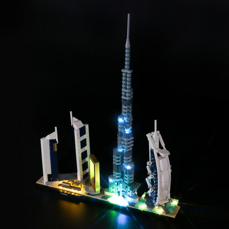 Architecture Dubai 21052 Set light kit| Lego Architecture light – Lightailing