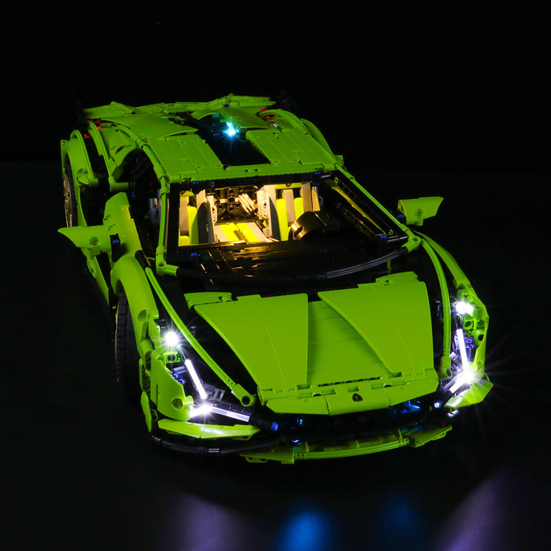 LED Light Kit For Technic Lamborghini Sián (sian) FKP 37 LEGOs 42115 Set