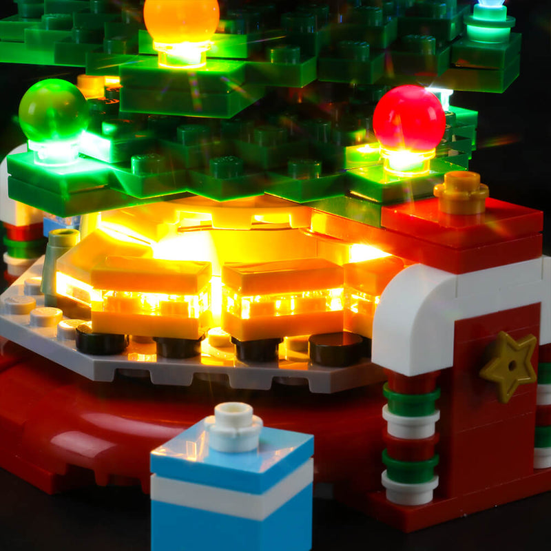 Light Kit For Lego Creator Christmas Tree 40338 (Flashing!) – Lightailing