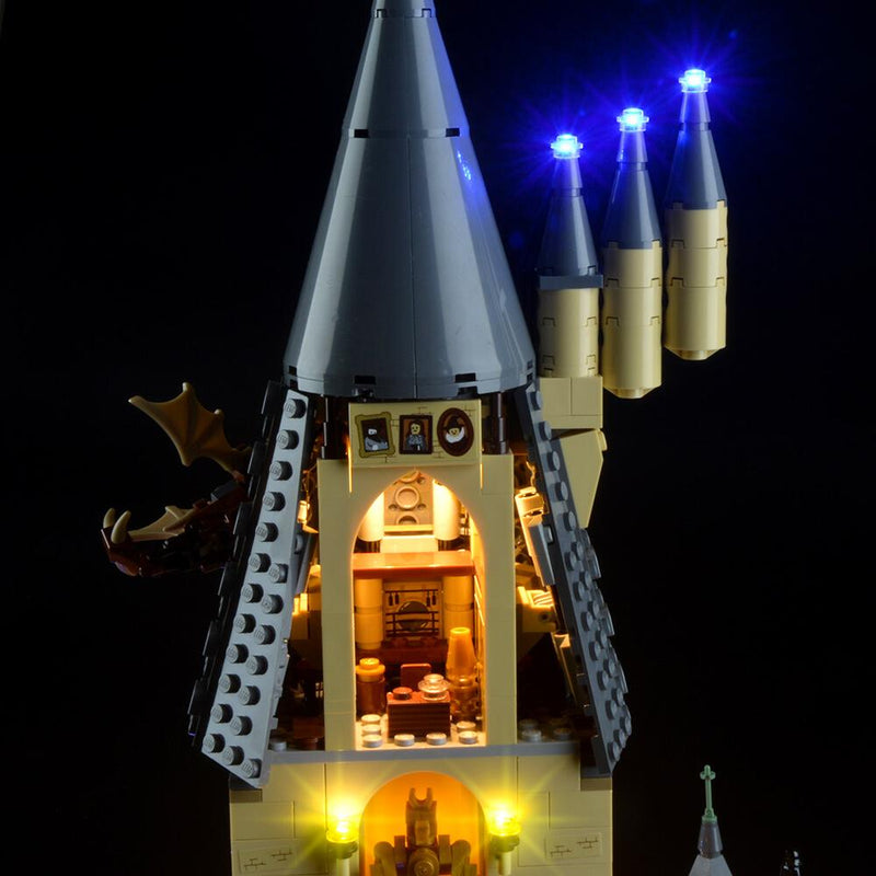 Yeacher Kit d'éclairage LED pour le château de Poudlard Harry Potter –  Compatible avec le modèle de blocs de construction Lego 71043 – Ensemble  Lego non inclus 