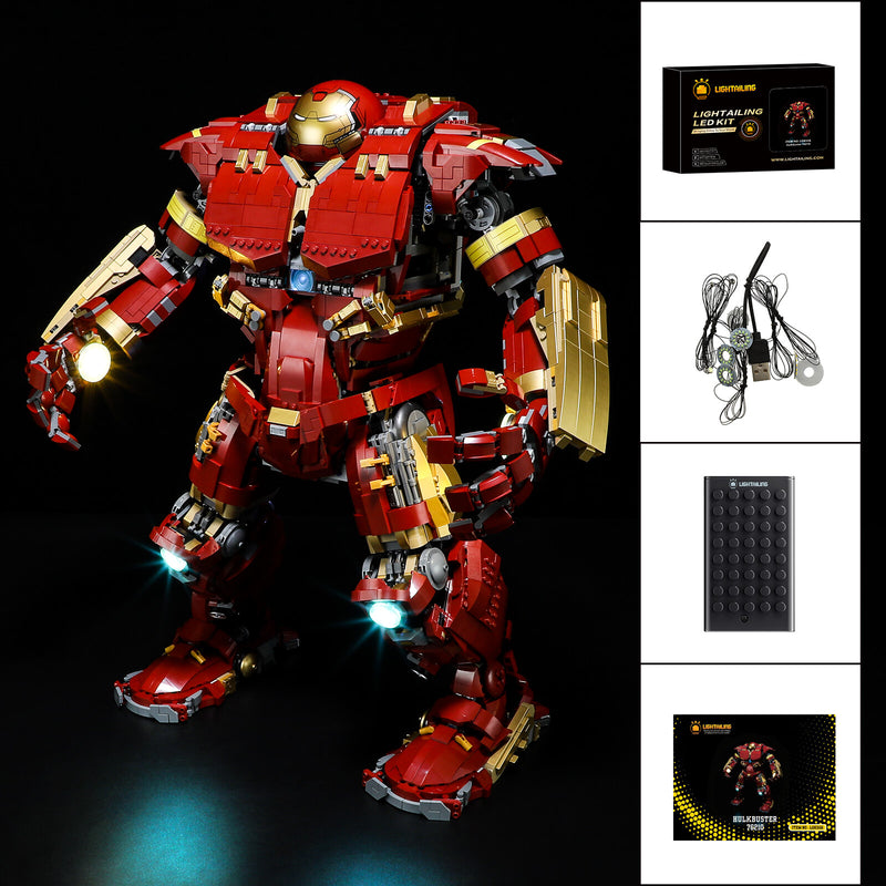  ASTEM Led Kits for Model The Hulkbuster Ultron Edition