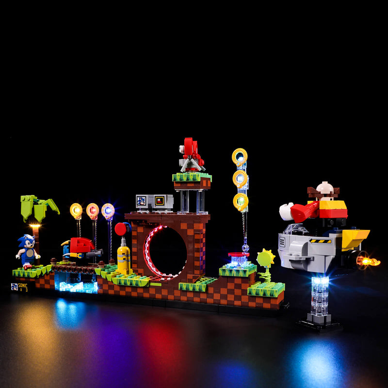 LEGO® Ideas Sonic the Hedgehog™ – Green Hill Zone model 21331