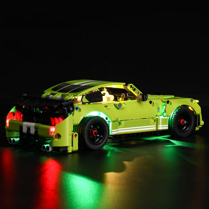 Light Kit For Lego Ford Mustang Shelby GT500 42138(Best Deal