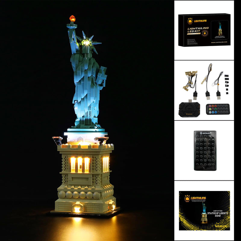 Lego Statue of Liberty 21042 Light Kit With Miss) Lightailing
