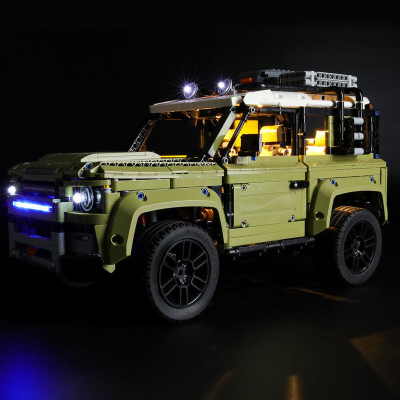 Lightailing Light Set for (Technic Land Rover Defender) Building Blocks Model - LED Light Kit Compatible with Lego 42110(NOT Included The Model)